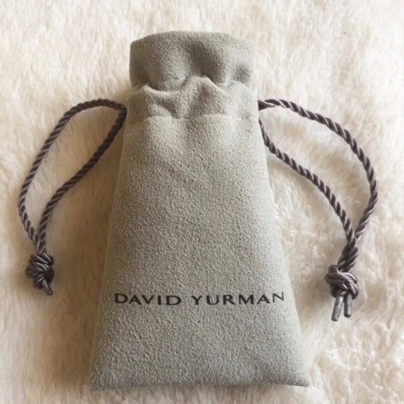 Large David Yurman Pearl Earrings With Diamonds - Picture 3 of 6